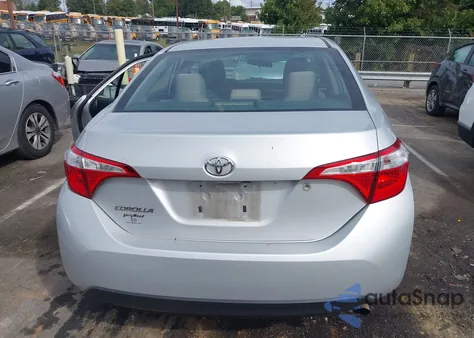 2015 Toyota Corolla L из США, поврежденный, VIN 2T1BURHE9FC377863